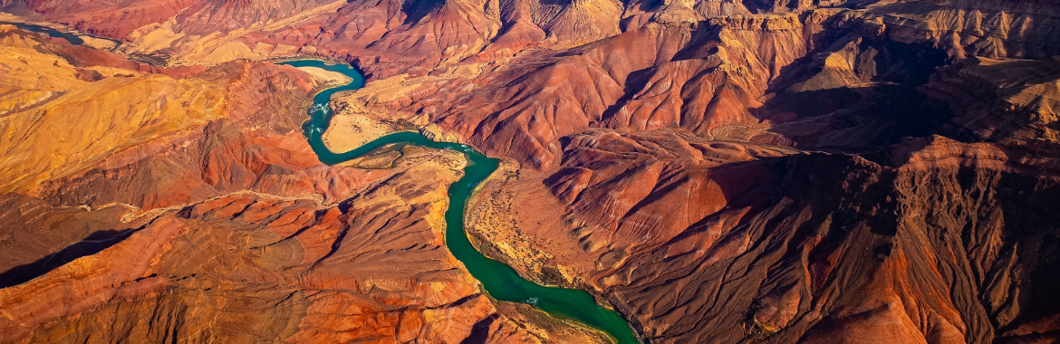 Colorado river from high up